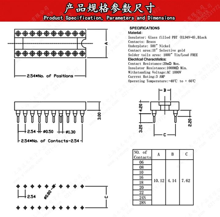 Actual product image Nextron IC Socket Precision 20Pin 0.3"
