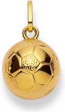 Image du produit Natsumi Schmuck Pendentif ballon de foot en or jaune 18K/750, grand modèle (750/18 K Or jaune)