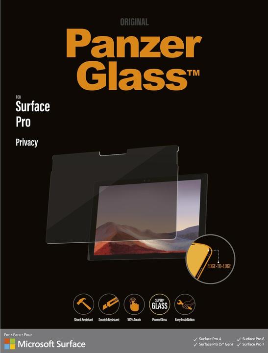 PanzerGlass Surface Pro Display Protection + Privacy (12.30", 3 : 2)