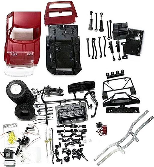 Actual product image Amewi AMX Pick-Up Truck Red (Kit)