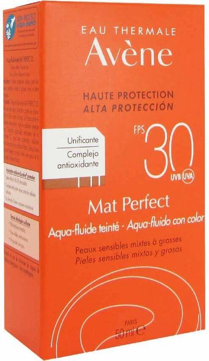Actual product image Avène sol mat perfect cc aqua spf30 50ml (SPF 30, 50 ml)