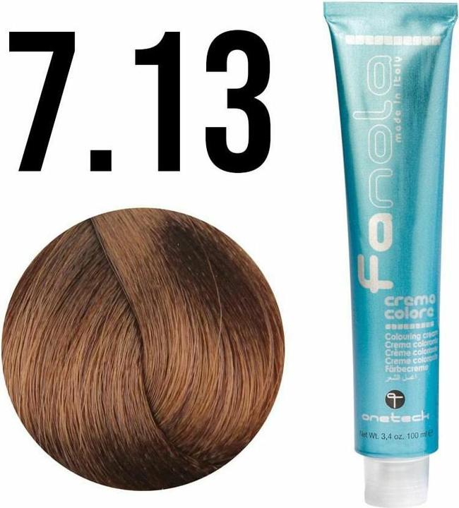 Actual product image Fanola 7*13 Rubio Beige 100ml (7*13 Medium blonde beige 100ml)