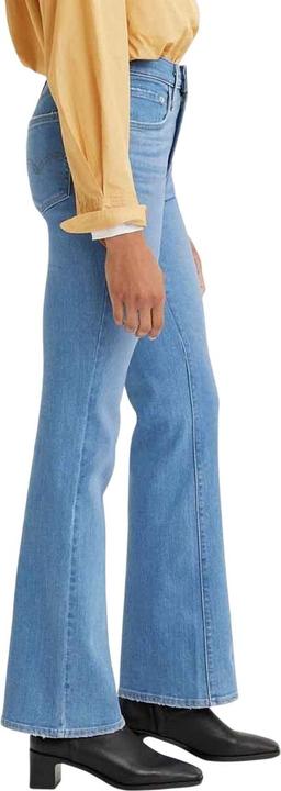 Actual product image Levis Womens/Ladies 725 Tribeca Sun Leather Patch Bootcut Jeans (32)