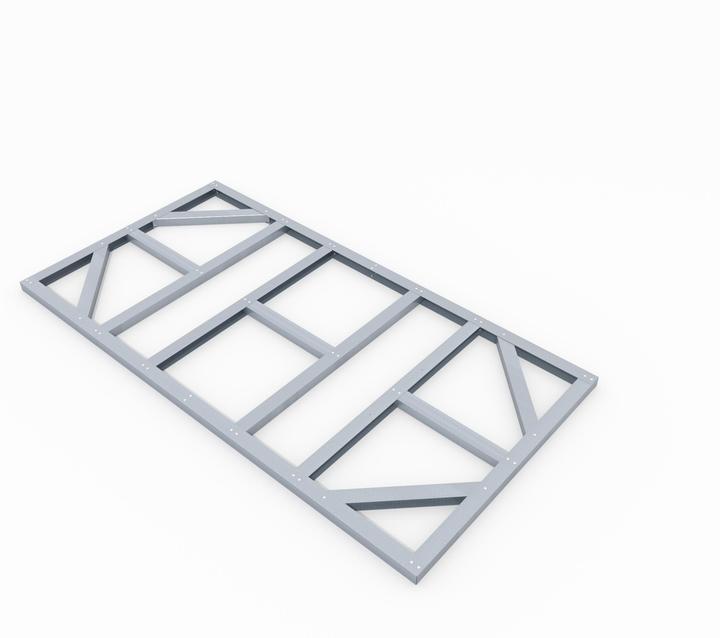 Actual product image Globel Foundation floor frame 8x4 2340 x 1130 mm