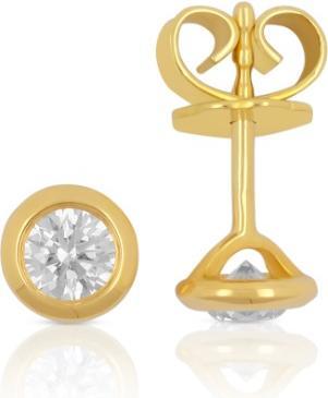 Immagine prodotto Muau Orecchini a perno (Oro rosso o argento, Giallo oro, Oro bianco)