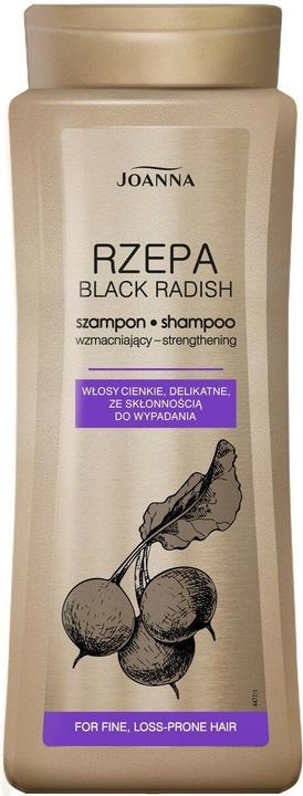 Actual product image Joanna Turnip Strengthening Shampoo for Thin Hair 400ml (400 ml, Liquid shampoo)