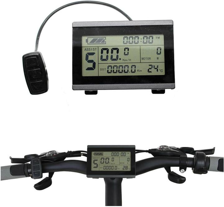 Immagine prodotto Windmeile LCD-Bordcomputer für E-Bikes (24V/36V/48V)