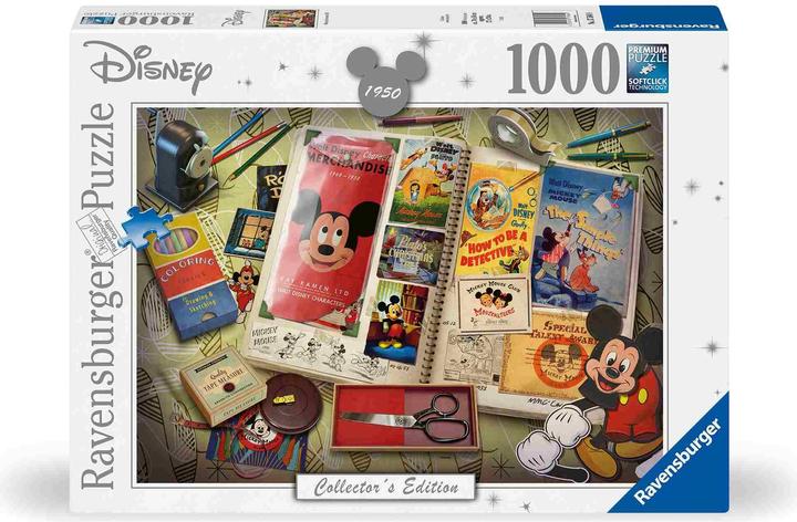 Productafbeelding Ravensburger Puzzel 17584 - 1950 Mickey Anniversary - 1000 stukjes Disney puzzel voor volwassenen en kinderen (1000 onderdelen)