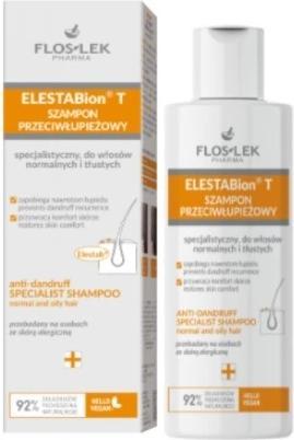 Actual product image Floslek Elestabion T Anti-Dandruff Shampoo For Normal And Oily Hair 150Ml (150 ml, Liquid shampoo)