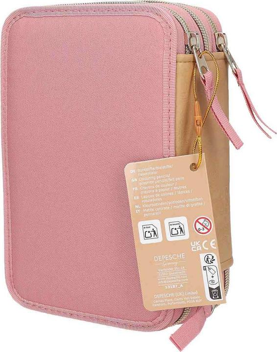 Produktbild Schmidt Spiele Miss Melody - Triple Pencil Case DUSTY ROSE