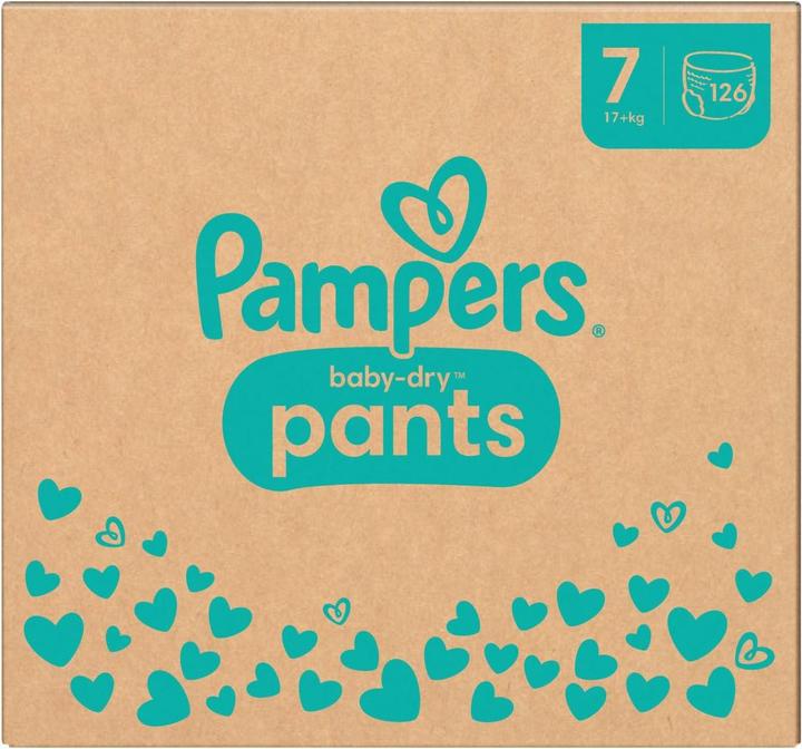 Produktbild Pampers Baby-Dry Pants (Gr. 7, Monatsbox, 126 Stück)