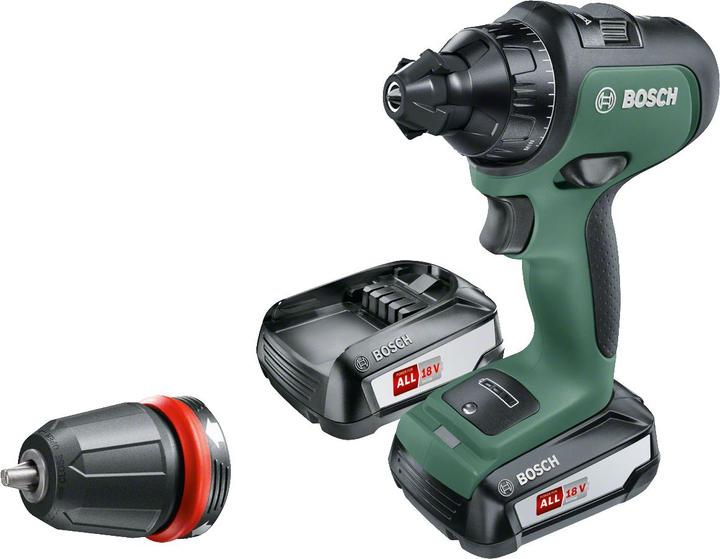 Bosch Home & Garden Advanced Drill 18 (standard version, 2 batteries) (Rechargeable battery operated)