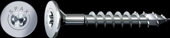Produktbild Spax Sonderkopf Schieferschraube 4,0 x 34 mm 500 Stk. ( 35704015801001 ) Torx T-Star Plus T20 (1 Schrauben pro Stück)