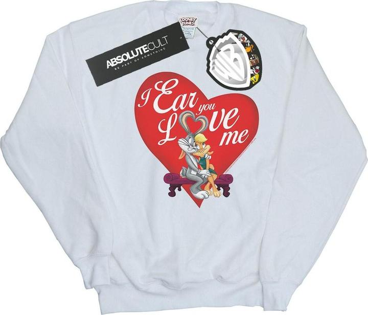Looney Tunes Bugs Bunny And Lola Valentine's Day Love Me Sweatshirt (M)