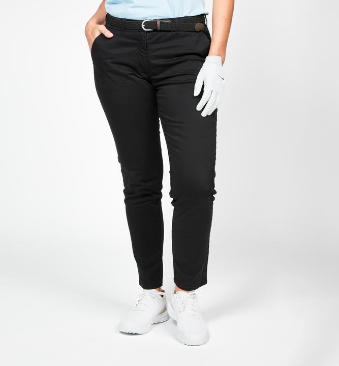 Inesis Women's Golf Chino Trousers - MW500 Black