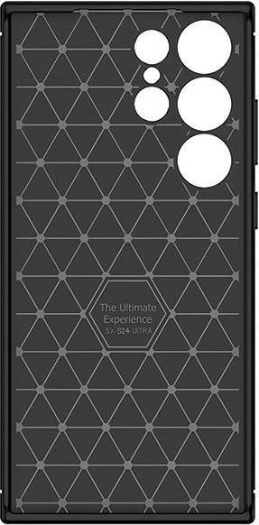 Actual product image - Beline case Carbon Armor czarny/black box (Samsung Galaxy S24 Ultra)