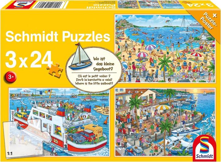 Immagine prodotto Schmidt Spiele Dov'è la barca a vela e (24 pezzi)