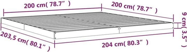Actual product image VidaXL Burr (200 x 200 cm)