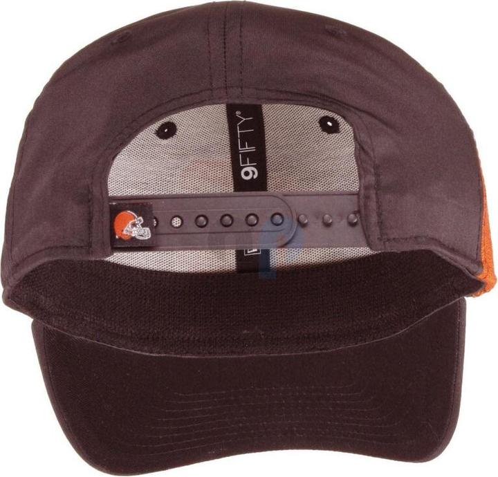 Actual product image New Era NFL - Cleveland Browns - Established Number 9Fifty Stretch Snapback Cap Braun ML (59)