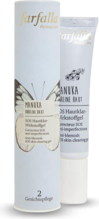 Produktbild Farfalla MANUKA SOS Hautklar-Wirkstoffgel für unreine Haut (Reinigungsgel, 15 ml)