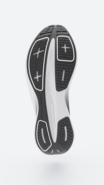 Produktbild Kiprun Laufschuhe Herren - Cushion 500 weiss/schwarz (47)