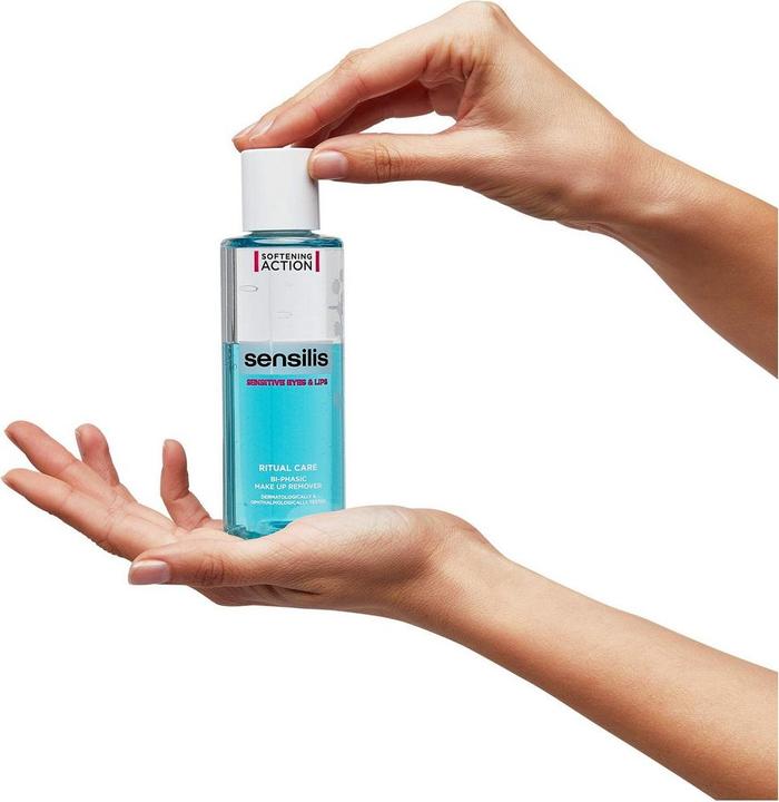 Actual product image Sensilis Ritual Care Bi phasic Make Up Remover Eyes Lips 150ml (Make-up remover, 150 ml)