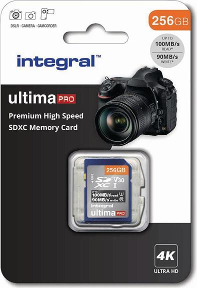 Produktbild Premium High Speed SD (SDHC/XC) cards are a perfect fit for your DSLR, digital camera, ca (256 GB, SD, U3, UHS-I)