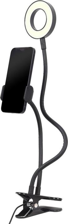 Produktbild Gembird MOBILE ACC SELFIE RING&HOLDER/LED-RING4-PH-01