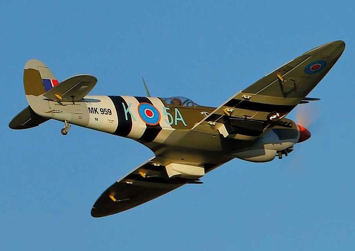 Image du produit Seagull Models SG-Models ) Spitfire 80" 35-45ccm AVEC train rentrant électrique ARF (Oiseau de guerre)