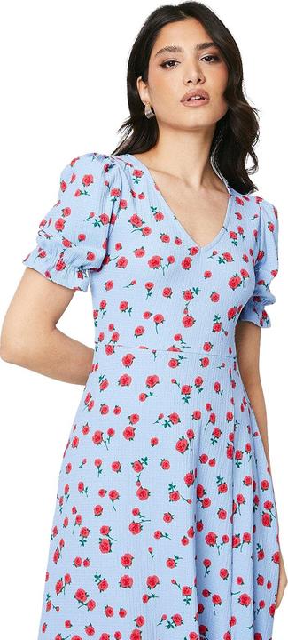 Immagine prodotto Dorothy Perkins Vestito Midi Rosa Scollo a V Maniche Corte Donna (38)