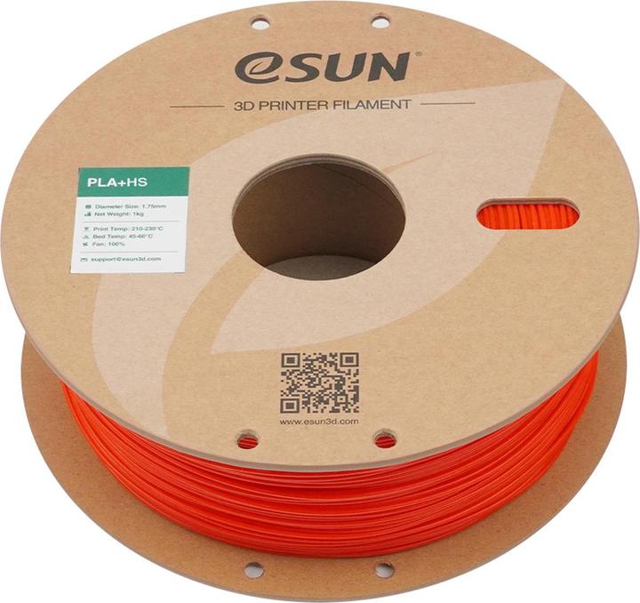 Actual product image eSUN Filament PLA+ HS RGB Rot 1.75 mm 1 (PLA, 1.75 mm, 1000 g, Red)