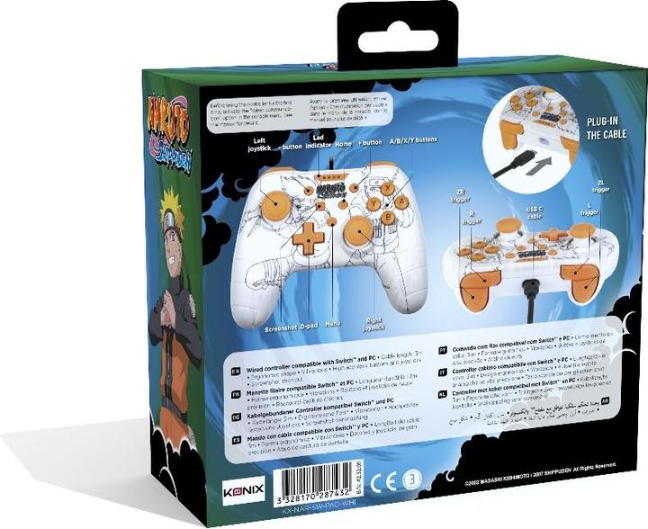 Productafbeelding Konix Naruto Gamepad (PC, Switch Lite, Switch)