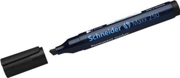 Produktbild Schneider Permanentmarker Maxx 250 Strichstärke: 2-7 mm Schreibfarbe: schwarz (Schwarz, 7 mm, 1 x)