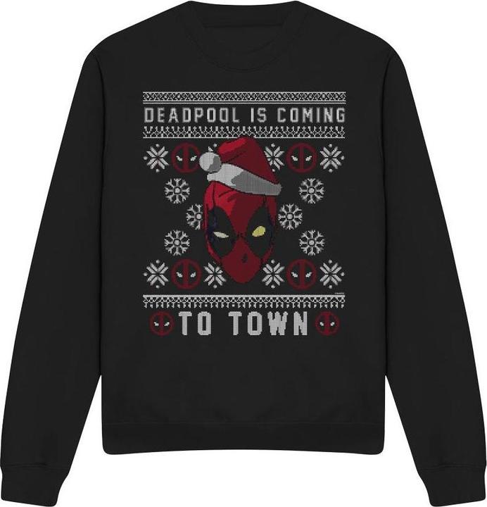 Deadpool Coming To Town Sweatshirt