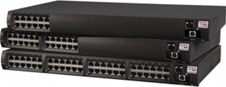 Actual product image Microsemi Managed Gigabit Ethernet (10/100/1000) Power over Ethernet (PoE) (24 Ports)