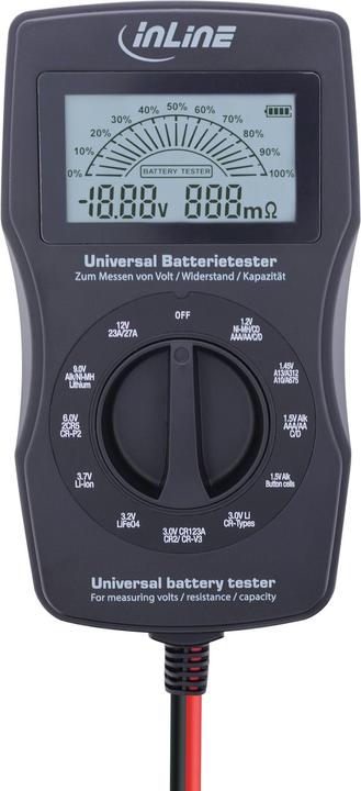 Immagine prodotto InLine Tester per batterie multifunzione