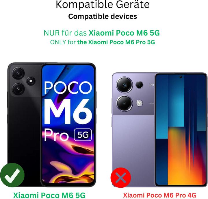Actual product image Dipos Screen Protector Anti-Shock (2 Piece, Xiaomi Poco M6)