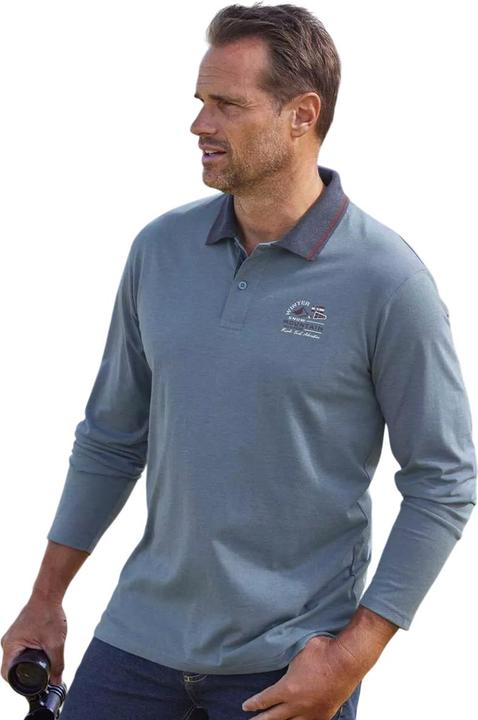 Produktbild Atlas For Men Snow Mountain Poloshirt (2erPack) Langärmlig (M)