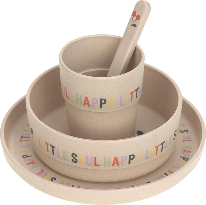 Produktbild Lässig Kindergeschirr-Sets 4-tlg. Geschirr-Set rutschfest - Happy Fruits