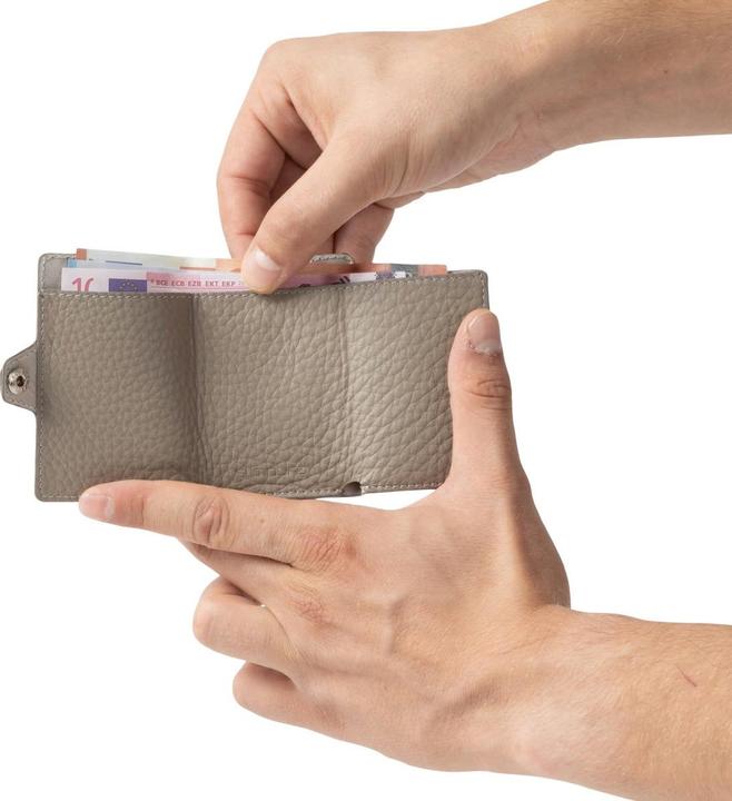 Immagine prodotto Slimpuro Portafoglio in pelle granulata per 12 carte