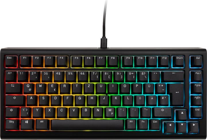 Produktbild Ducky Tinker 75 Gaming-Tastatur, RGB - MX-Brown (ISO-DE) (DE, Kabelgebunden)