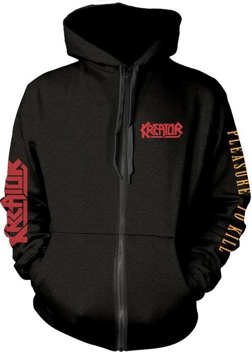 Immagine prodotto Kreator Pleasure To Kill Felpa con Cappuccio e Zip Intera Adulto Unisex (M)