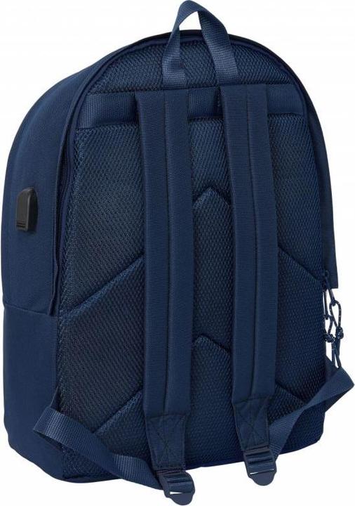 Actual product image Real Madrid CF Laptop Backpack Real Madrid C.F. Navy Blue 31 x 44 x 18 cm
