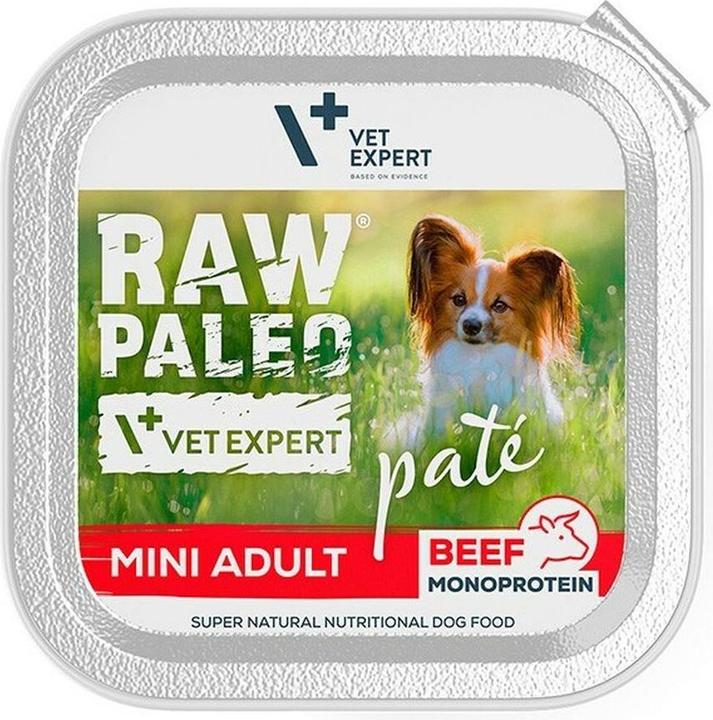 Actual product image Raw Paleo Pate Mini Adult Beef - wet dog food - 150 g (150 g)