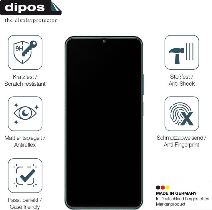 Actual product image Dipos Screen Protector Anti-Shock (2 Piece, Realme C51)