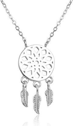 Beneto Silver necklace with dream catcher AGS1151 / 60 (L)