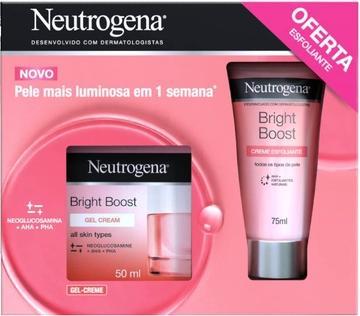Produktbild Neutrogena Bright Boost Gel-Cream 50ml + Exfoliating Cream Offer 75ml (50 ml, Gesichtsgel)