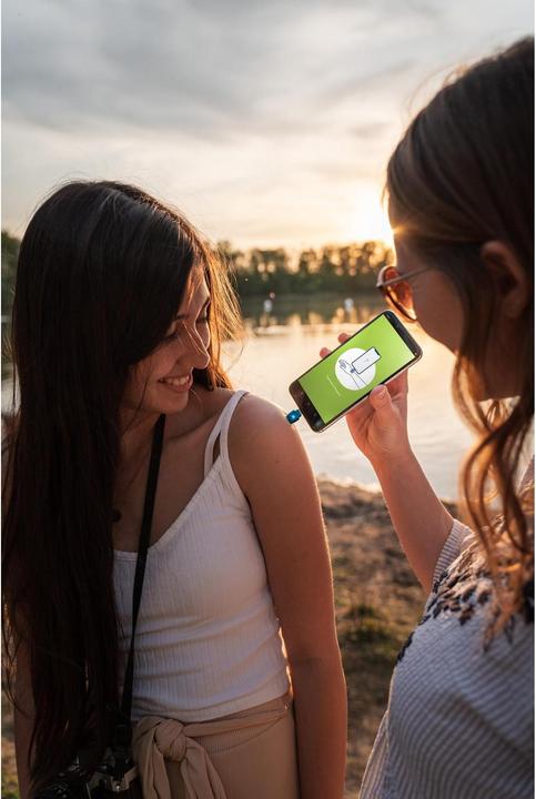 Actual product image Heat it Insect bite treatment pen Android USB-C & iPhone 15