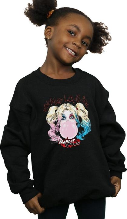 Produktbild Harley Quinn Mad Love Sweatshirt Mädchen (152, 158)