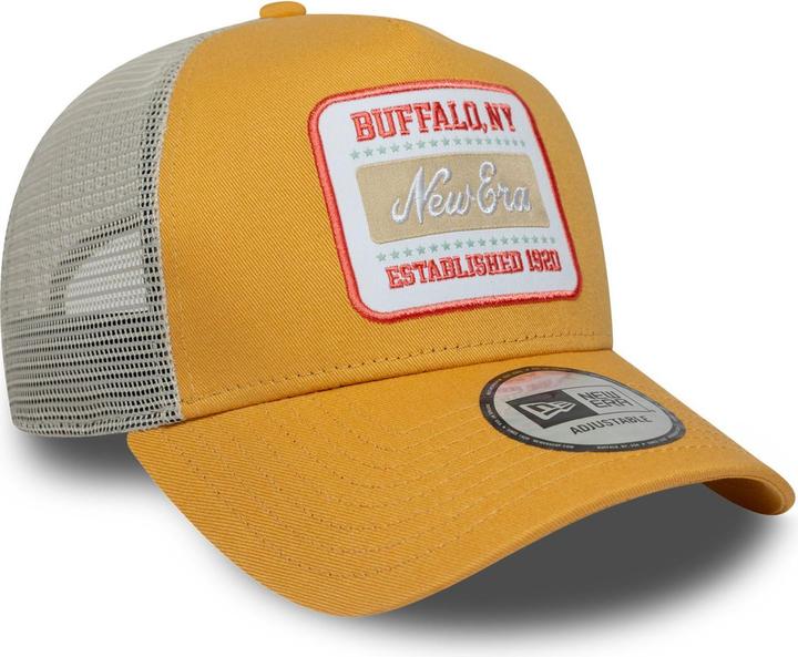 Produktbild New Era A-Frame Trucker Cap - Brand Patch Gold (One Size)